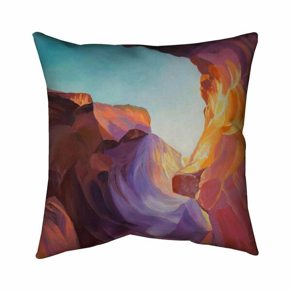 Begin Home Decor 26 x 26 in. Antelope Canyon-Double Sided Print Indoor Pillow 5541-2626-LA129